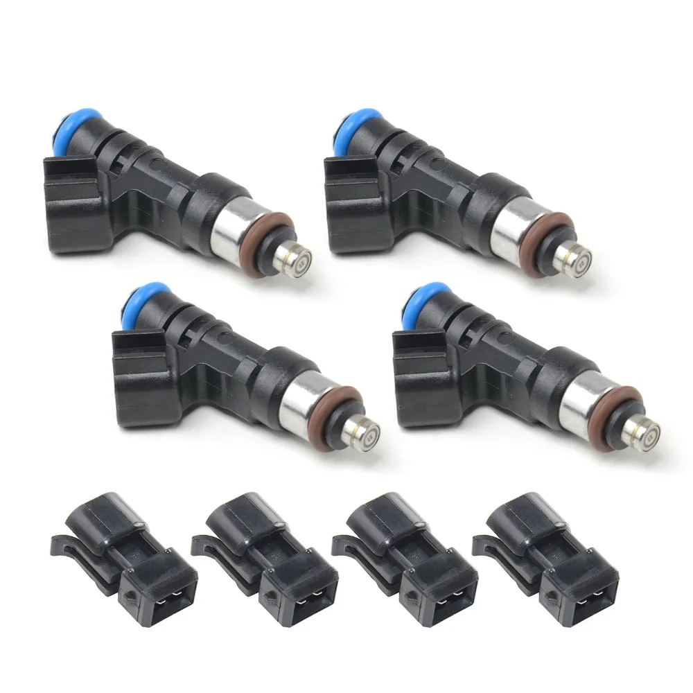 Топливные форсунки AP01 4 шт. для Audi A4 TT VW Golf Jetta 1 8 T turbo EV14 60lb 630cc 0280158298 0 280 158 298| |