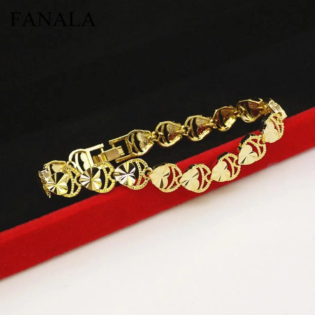 Форма Для женщин Мода Повседневное сердце новый цепь браслет Шарм Браслет |