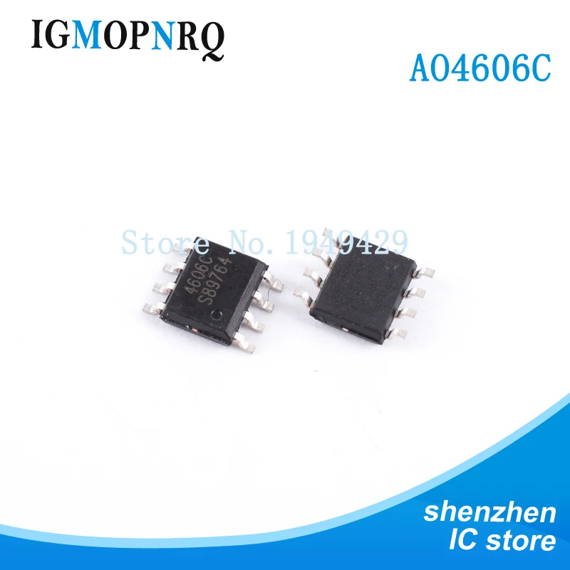 

10PCS AO4606 SOP8 AO4606C 4606 New original free shipping fast delivery