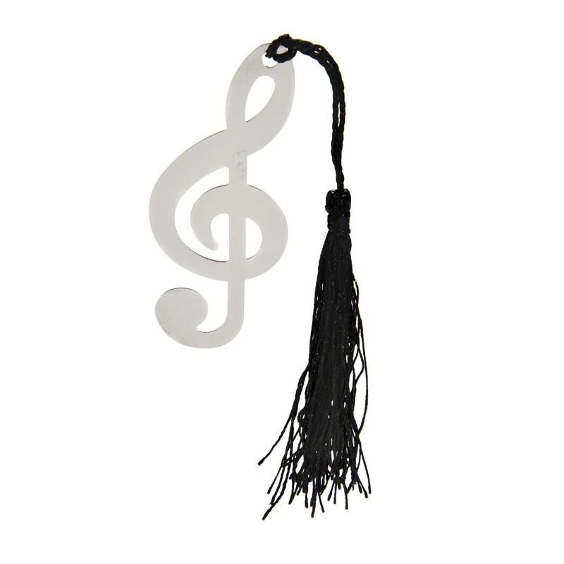 

1PC Music Note Alloy Bookmark Novelty Ducument Book Marker Label Stationery Book Marks