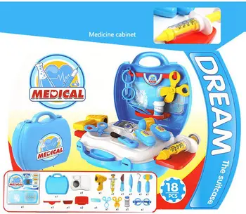 

4 Set Simulation Builders Role Play Tool Kit Children Kids Cosplay Construction Tool Box DIY Play House Building Kit Toy