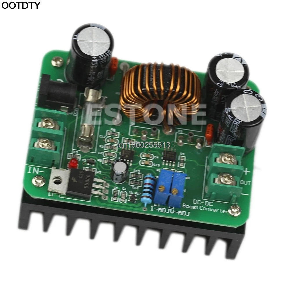 600 Вт DC 10V 60V to 12V 24V 36V 48V 80V 10A преобразователь Step up Module источник питания|600w dc|12v 24vdc 12v