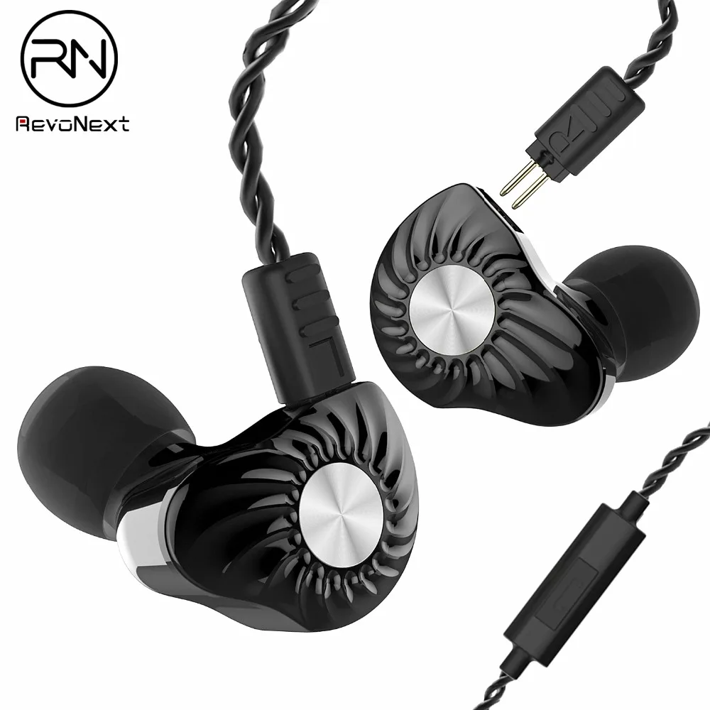 

RN-RX8 In Ear Monitors Armature And Dynamic Hybrid Headset Ear Earphone Earbuds HiFi Bass Noise Isolating Ear Hooks Headphones