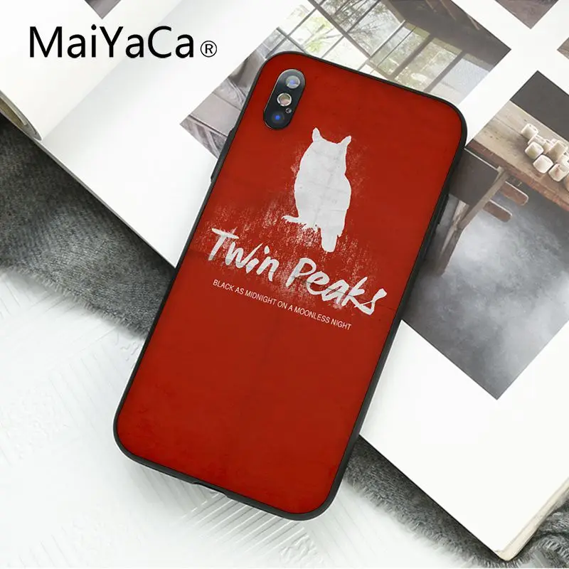 MaiYaCa Твин Пикс огонь ходить со мной чехол для телефона для iphone 11 Pro 11Pro Max 8 7 6 6S Plus X XS MAX 5 5S SE XR