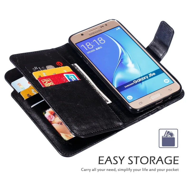 Кожаный чехол бумажник с откидной крышкой для Samsung Galaxy j3 j5 j7 j8 2018 2017 2016 2015 j4 j6 Plus S10E
