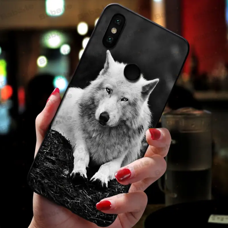 cool wolf face
