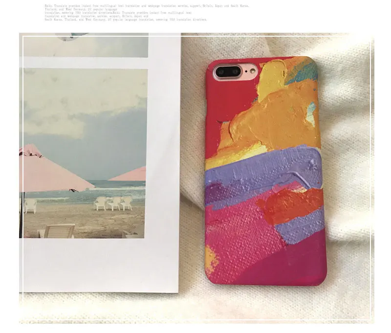 Graffiti Pink Hard Phone Case For iPhone 6 7 8 Plus Cover Case For iPhone X XS 7Plus 8Plus 6 s Plus Cases Fundas Coque Capinha   (8)
