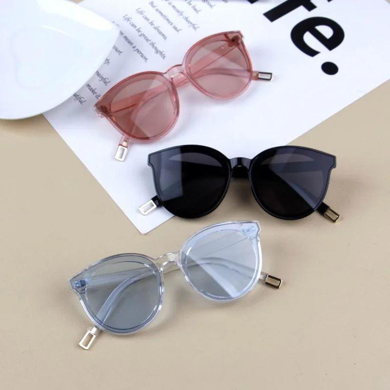 Vintage Cat Eye Kids Sunglasses For Baby Children Boys Girls Sunglasses Big Cute Cateye Sun Glasses uv400 Travel Eyewear