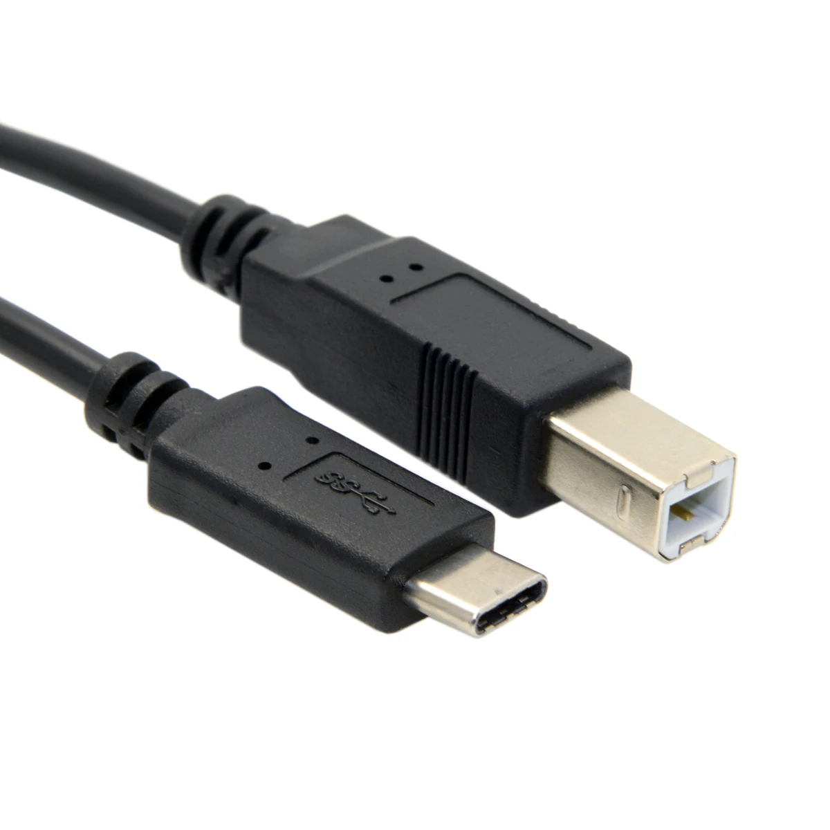 

Zihan USB-C USB 3.1 Type C Male Connector to USB 2.0 B Type Male Data Cable for Cell Phone & Laptop & Printer & Hard Disk