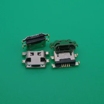 

100Pcs/lot For ALCATEL IDOL MINI 6012 OT6012 Micro usb charge charging connector plug dock socket port
