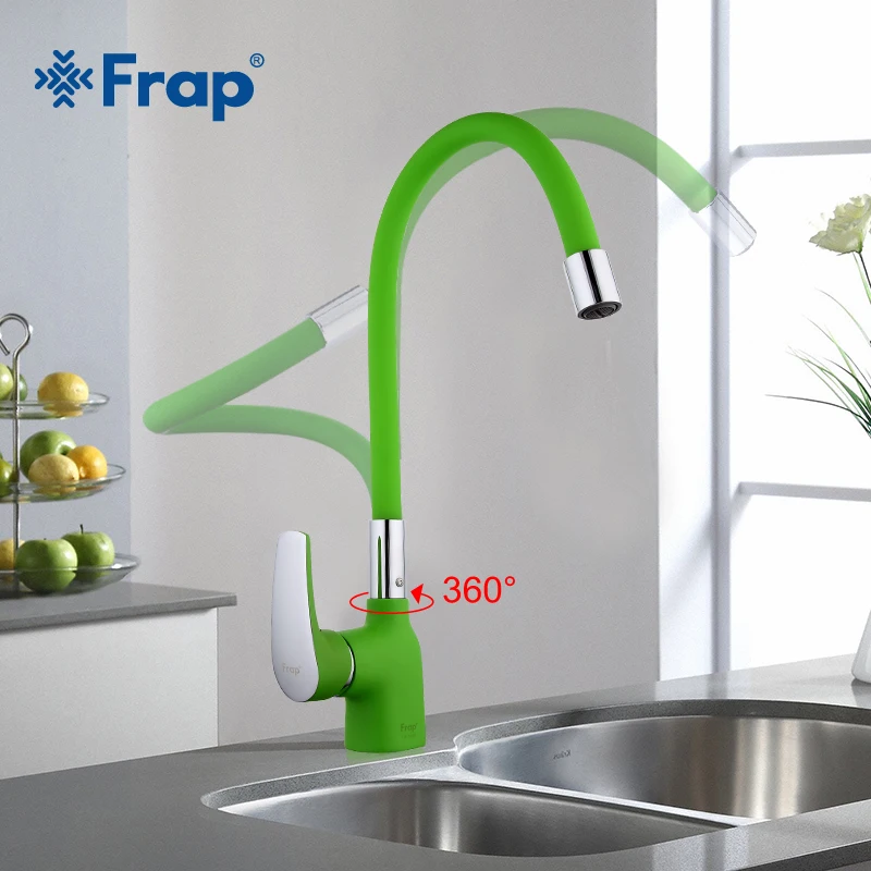  Frap New Arrival Silica Gel Nose Any Direction Kitchen Faucet Cold and Hot Water Mixer Torneira Coz - 32833786489