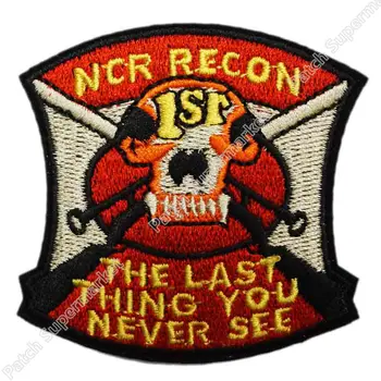 

1ST RECON NCR BERET Movie TV Series Costume Cosplay Embroidered Emblem iron on patch Baseball Cap Badge