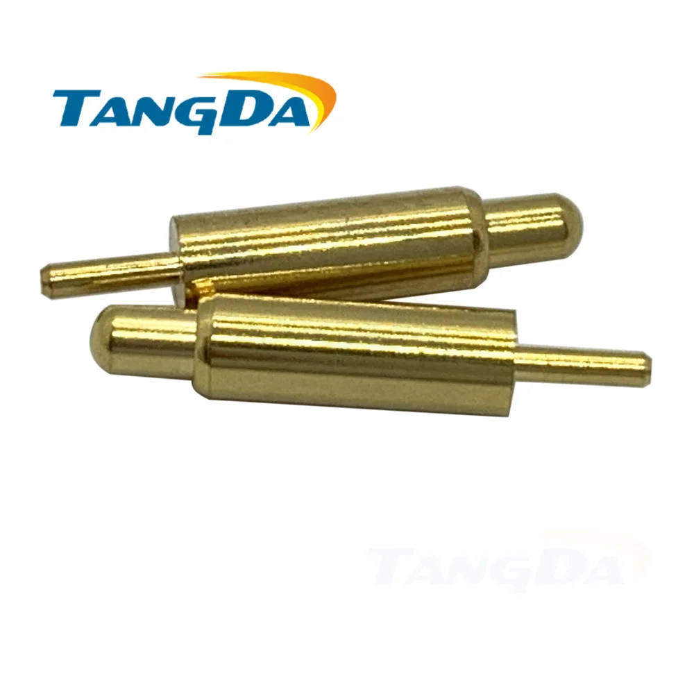 

Tangda 3 16 mm diameter 3*16mm 2A pogo pin connector 1P gold plate high current Charger test Expansion antenna Spring pin AG