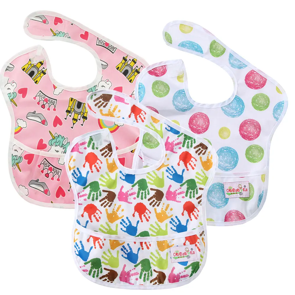 Buy Ohbabyka Baby Bibs Waterproof Boys Girls Superbib