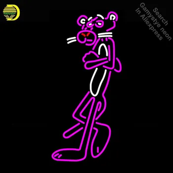 

Pink Panther Neon Sign neon Light Sign arcade Lamp galss tubes Custom Design Outdoor Restaurant Neon signs for sale Dropshipping