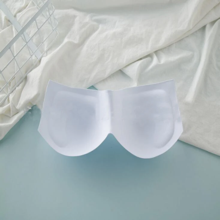 Women One-piece Deepen Thicken White Chest Pad Swimwear,Evening Dress,Yoga Suit Underwear Accessory Bra Sponge Chest Pads A0292F