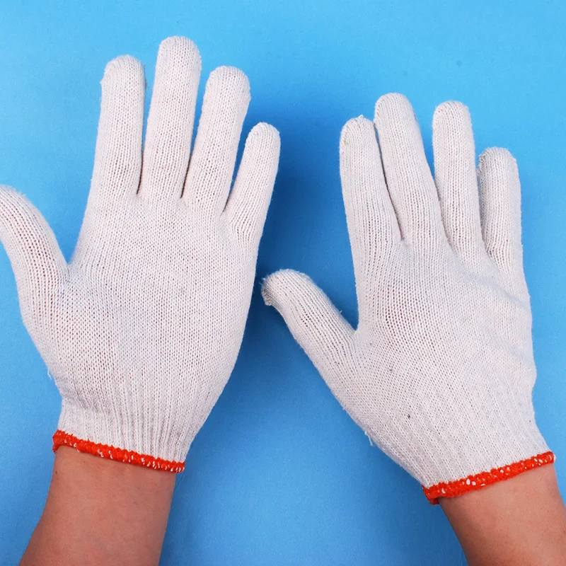 ITAX-9913 Cotton gloves labor protection work wear-resistant thickening antiskid auto repair