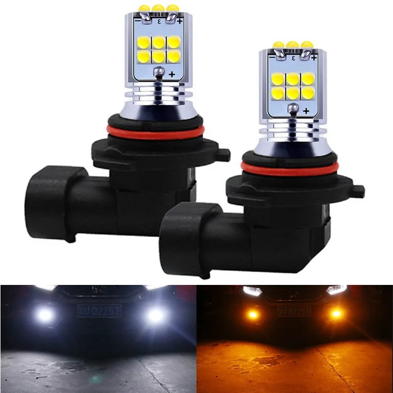 2 шт. HB4 9006 HB3 9005 H10 супер яркий 1800LM Cree чип светодиодный лампы Авто Противотуманные