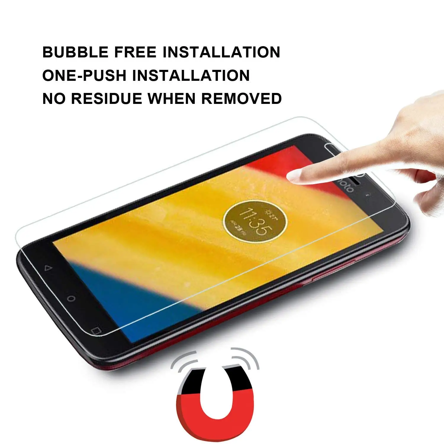 Высококачественное закаленное стекло для Motorola Moto C Plus защита экрана 2.5D 9H