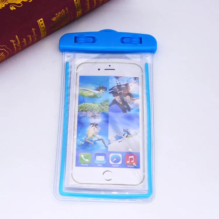 Swimming Bag Waterproof Bag with Luminous Underwater Pouch Phone Case for xiaomi series For iphone 6 6s 7 8 universal all models