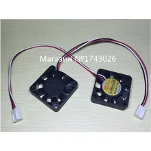 Pengiriman бесплатно 5 шт./партия маленький вентилятор 4*4 см 4010S компьютер/корпус/процессор/северный и южный мост вентилятор 3 провода с вилкой ic