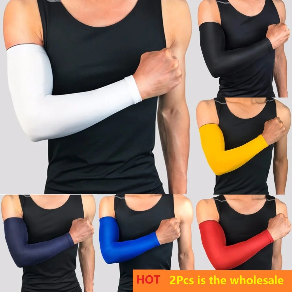 

Cycling Arm Warmers UV Protect Running Armwarmer CoolMax Arm Sleeves Camping Riding Bicycle Outdoors Sportswear Safety
