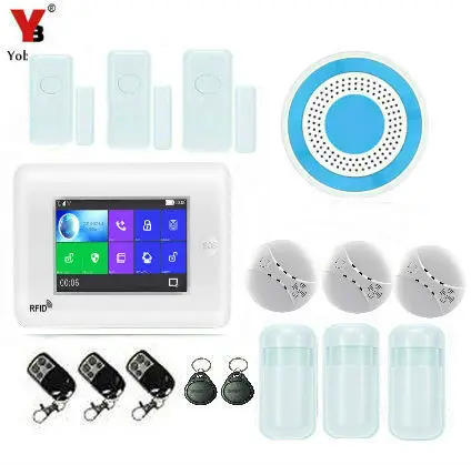 Yobang Security WIFI Smart Home Security GSM Alarm System 4.3\ Yobang Security WIFI Smart Home Security GSM Alarm System 4.3\