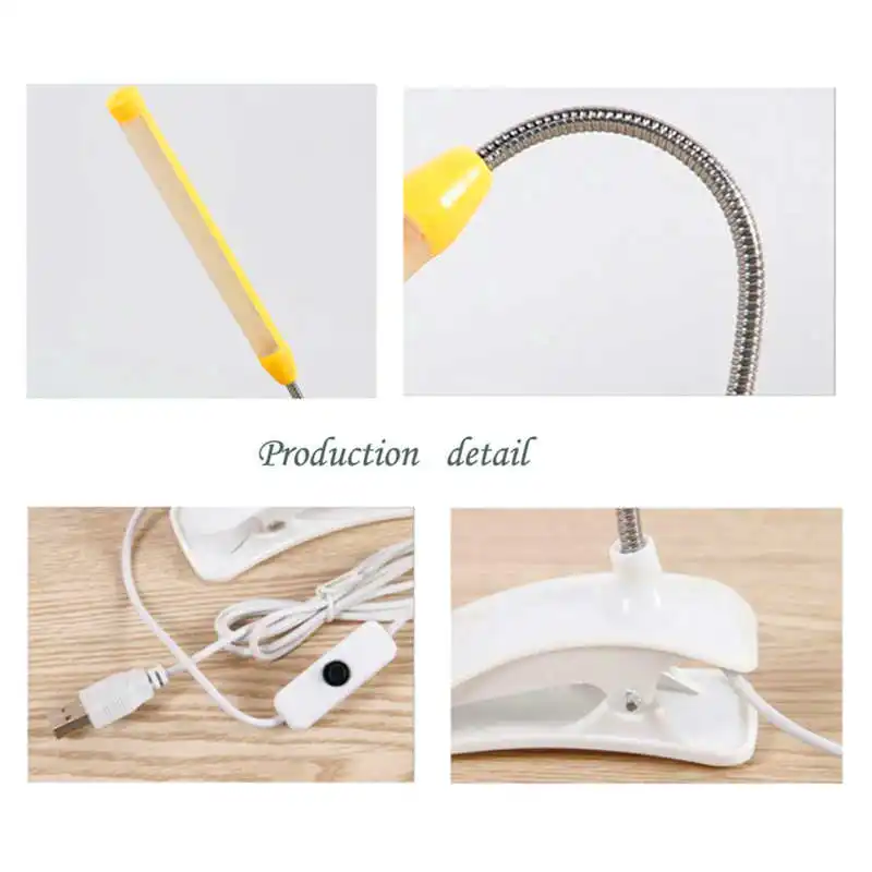 Portable Flexible Folding LED Clip On Reading Book Light Lamp For Reader Kindle laser pointer powerful led flashlight #4S19 (12)
