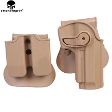 EMERSONGEAR пистолет кобура подсумок IMI Ротари кобура для магазина Перевозчик набор для M92 черный кобура Принадлежности для охоты