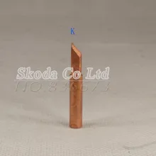 10 шт./лот Чистая медь паяльный наконечник сварочный M900-T-K Высокоточный сварочный сопло Электрический паяльник