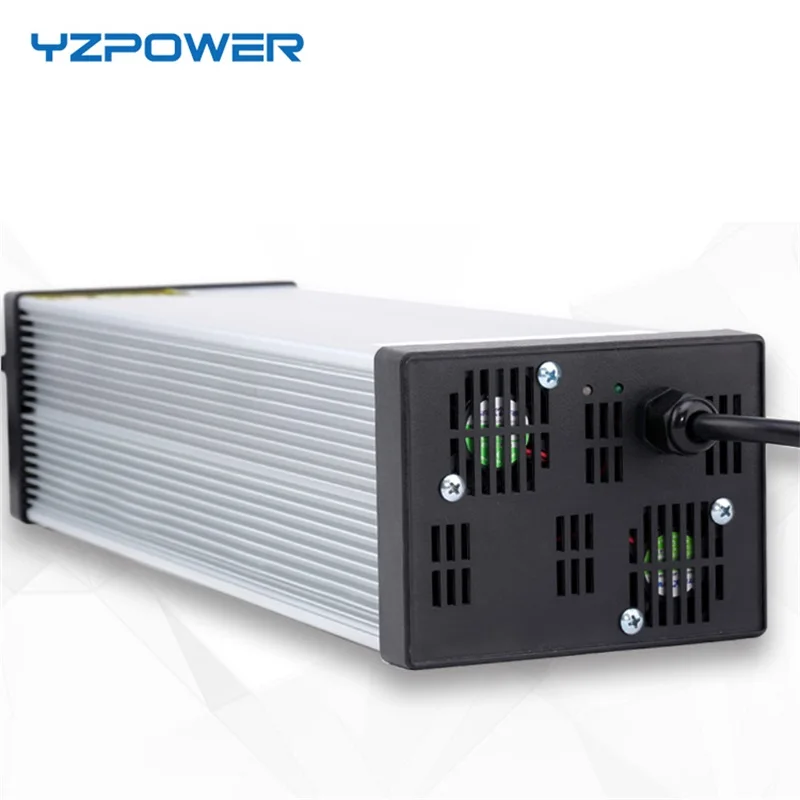 YZPOWER 50,4 V 30A 29A 28A 27A 26A литий-ионная Lipo батарея зарядное устройство для 44,4 V батареи умный и безопасный большой аккумулятор зарядное устройство