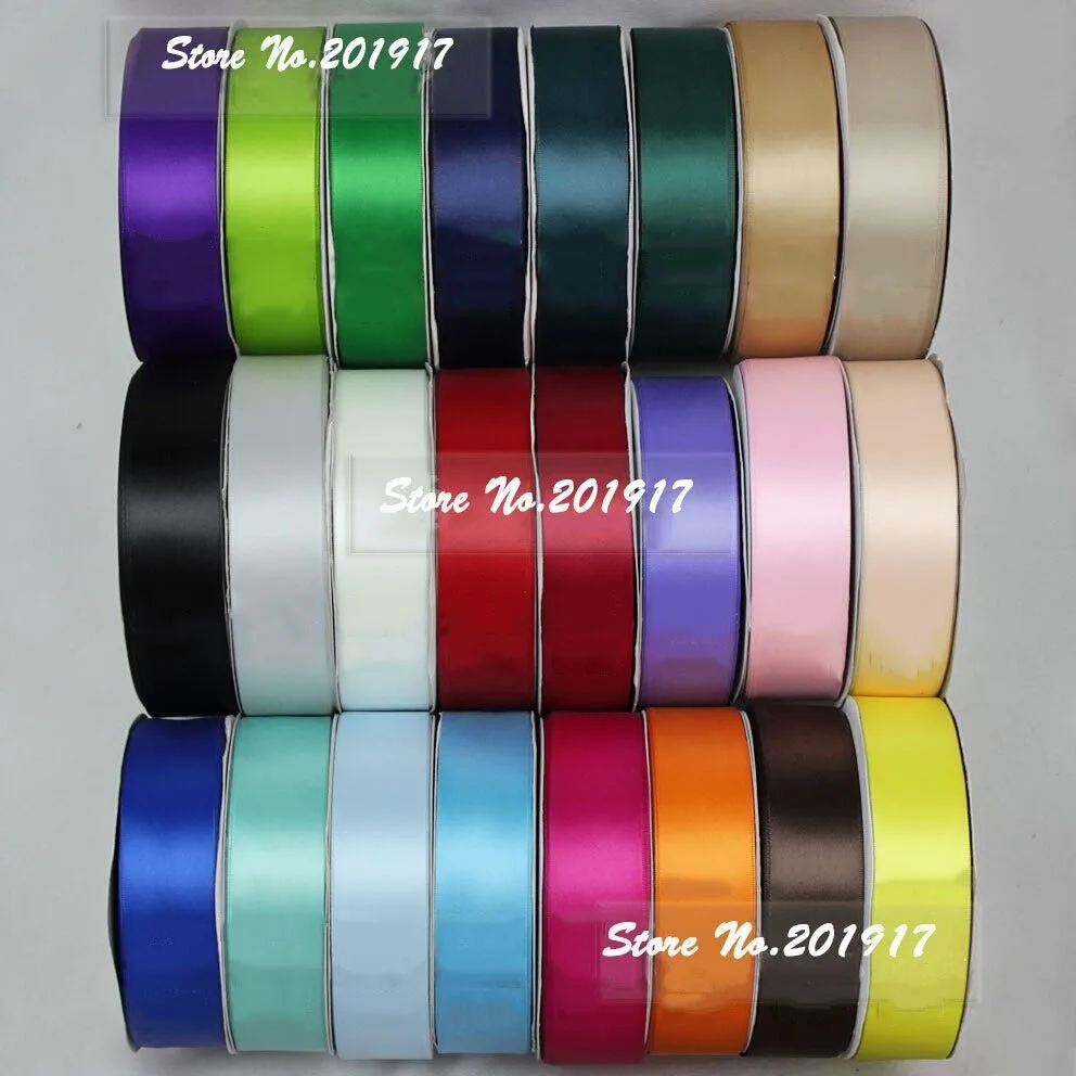 

25mm Matte Polyester Ribbon Rope+DIY Handmade HairBows Wedding Party Decoration Gift Packing Cords Accessories,100yds/Roll