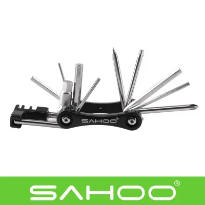 Best SAHOO Cycling Bike 11 in 1 Bicycle Repair Multi Tools With Chain Break Wrench