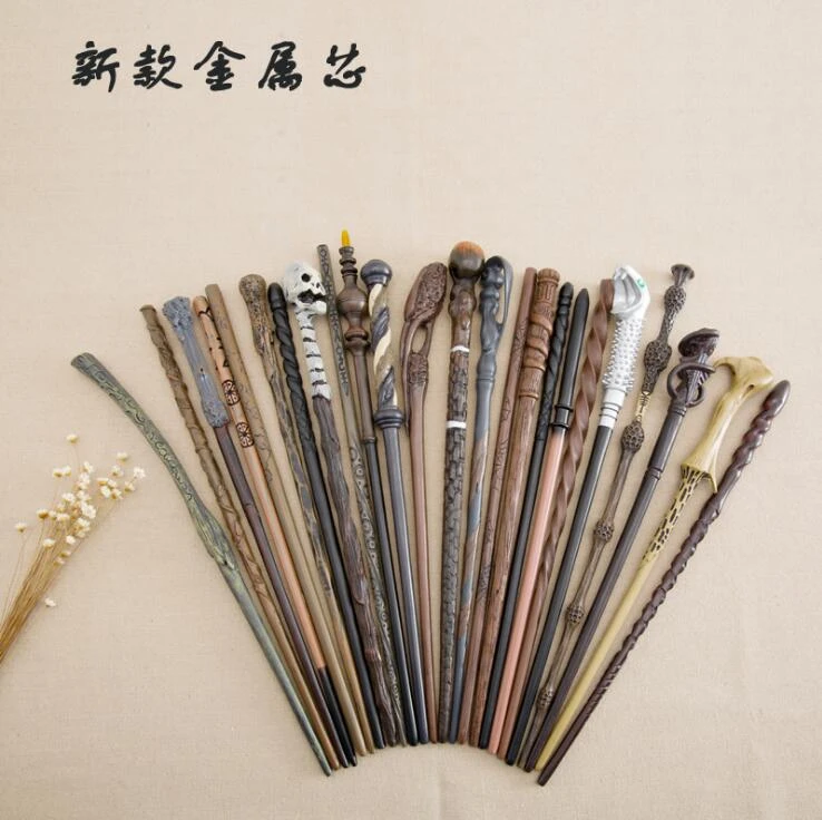 Colsplay Metal Iron Core Posey Carlo Bella Nigel Weasley Magic Wand Najini Snake Stick Harry Potter Magic Magical Wand Gift Box Magic Tricks Aliexpress
