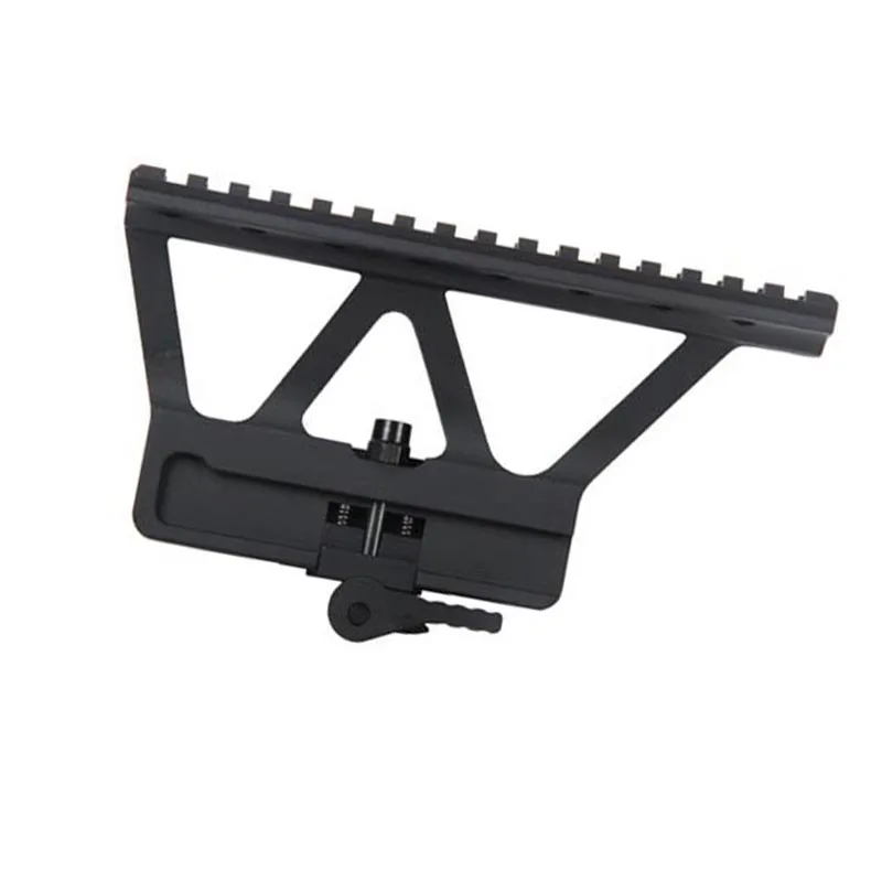 Quick Detach AK Gun Rail Scope Mount Base Picatinny Side Mounting QD For 47 74 kxs05027 | Спорт и развлечения