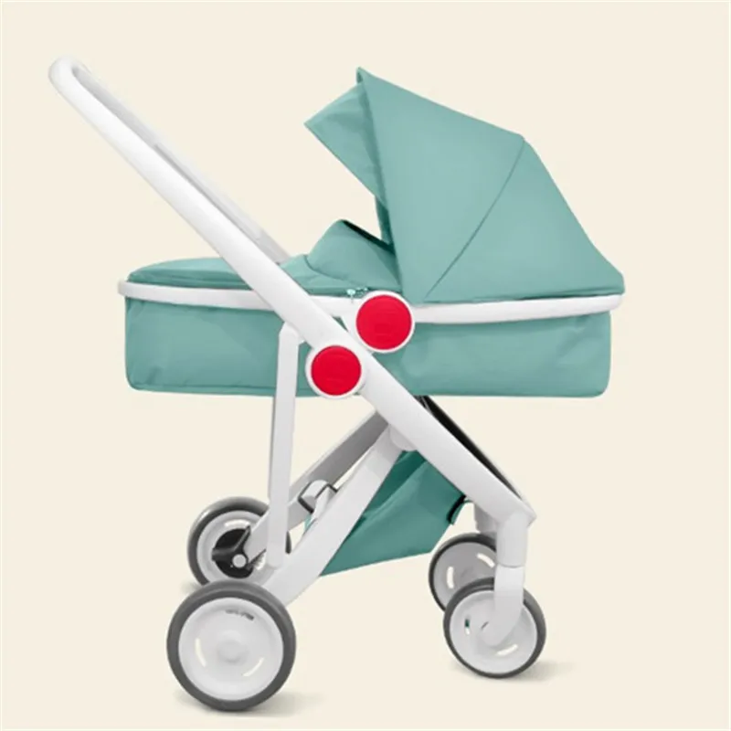 Детская коляска Babyruler складная Коляска 3 в 1 с высокой посадкой для новорожденных