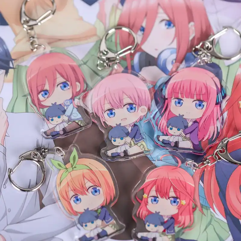 Anime Go Toubun No Hanayome The Quintessential Quintuplets Nakano Miku Loli Acrylic Figure Keychain Keyrings Pendants Gifts Aliexpress