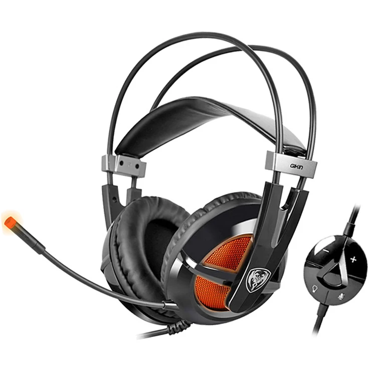 

Lightweight Professional 7.1 Virtual Surround Sound Effect USB Gaming Headphone PC Game Headset With HiFi Microphone