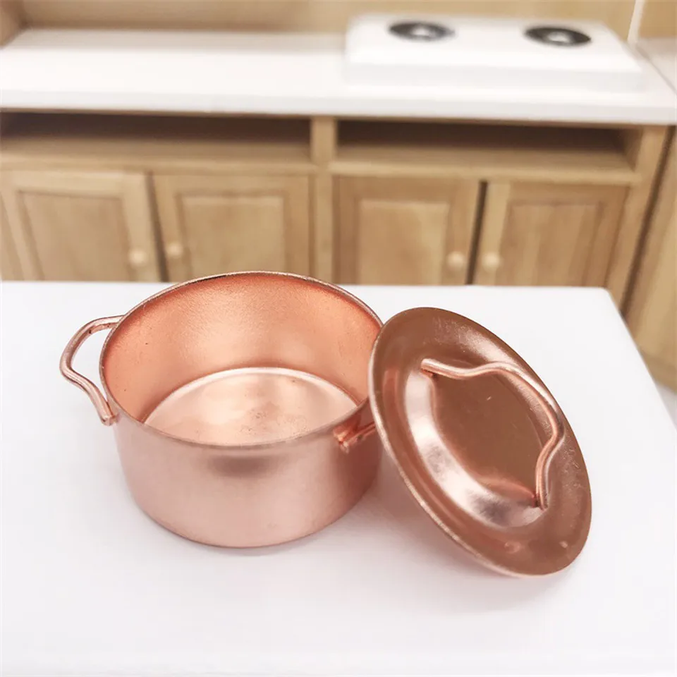 copper toy kitchen set