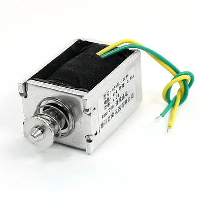 

High quality  DC12V 0.35A 4mm 200g Linear Motion Open Frame Solenoid Electromagnet Free shipping