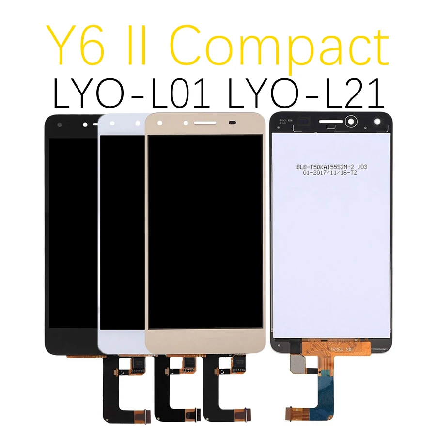 Huawei Y6 ЖК-дисплей Дисплей Сенсорный экран планшета SCL L01 L21 L04 U31 U21 Y6ii CAM L23 L03 L32 huawei Y6 II компактный ЖК-дисплей LYO L01 L21