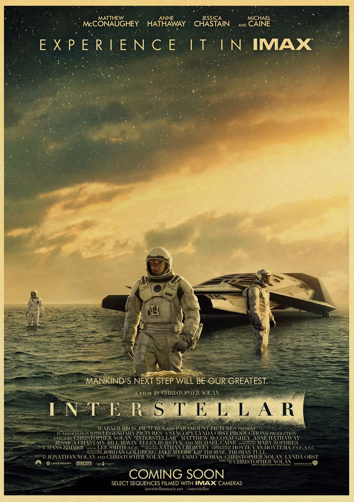 Movie Poster Interstellar Posters Wall Stickers Retro Poster Prints High Definition For Living Room Home Decals - Цвет: D131