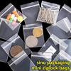 100 pcs/lot Free Shipping Mini Zip lock Bags Plastic Packaging Bags small Plastic zipper bag ziplock bag ziploc 1