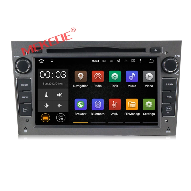 2GRAM Android 7.1 Car DVD Player GPS Navigation System For Opel Zafira