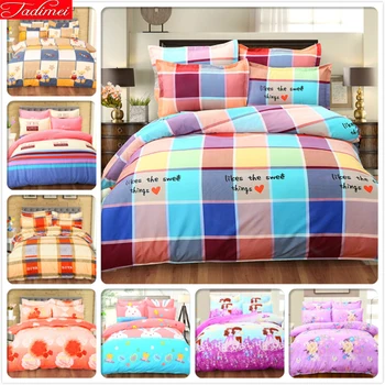 

Boy Girl Sweet Loving Gift Double King Queen Size Duvet Cover 1.8m 2m Bed Sheet 6/6.6 feet Bedlinens 4 pcs Bedspreads Bedclothes