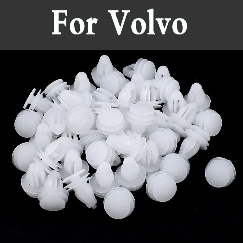 

2018 New Car Plastic Rivet Fastener Truck Door Trim Panel 100pcs For Volvo C30 C70 S40 S60 S80 V40 V50 V60 V70 Xc60 Xc70 Xc90