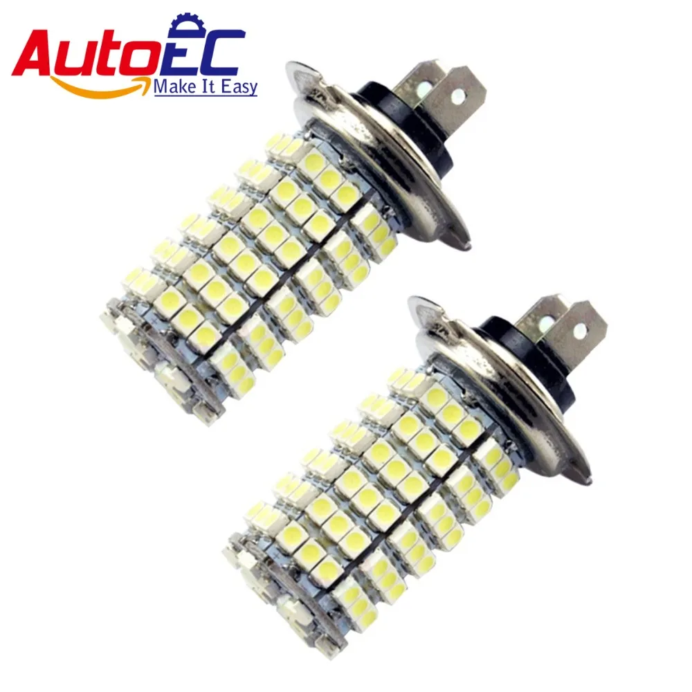 Автолампа светодиодная AutoEC 100 шт. H7 120 светодиодов 12 В SMD 3528 1210 | Автомобили и
