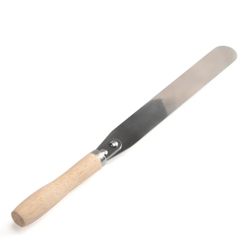 Stainless Steel Spatula Cream Butter Scraper Batter Cake Spatula With