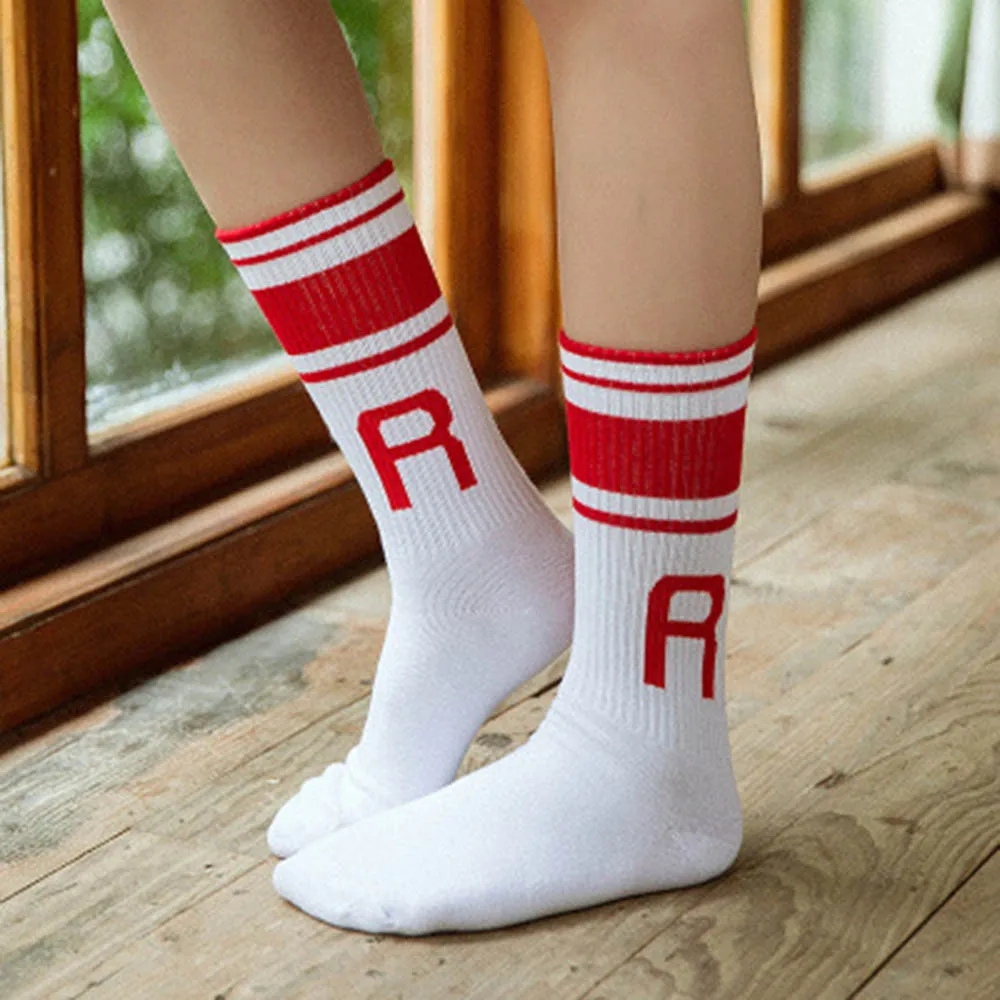 

Women ladies Letter Socks Warm Cool Casual Fashion Stripe Ankle Socks fashion women's socks casual meia dropshipping #viki