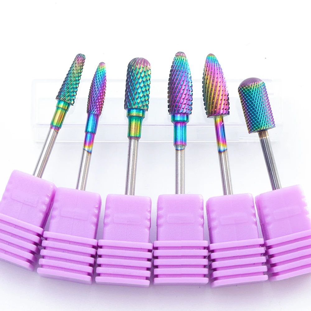 

Chameleon Barrel Flame Nail Drill Bit Tungsten Carbide Milling Cutter Cuticle Remover Electric Manicure Drill Tool LAD01-06